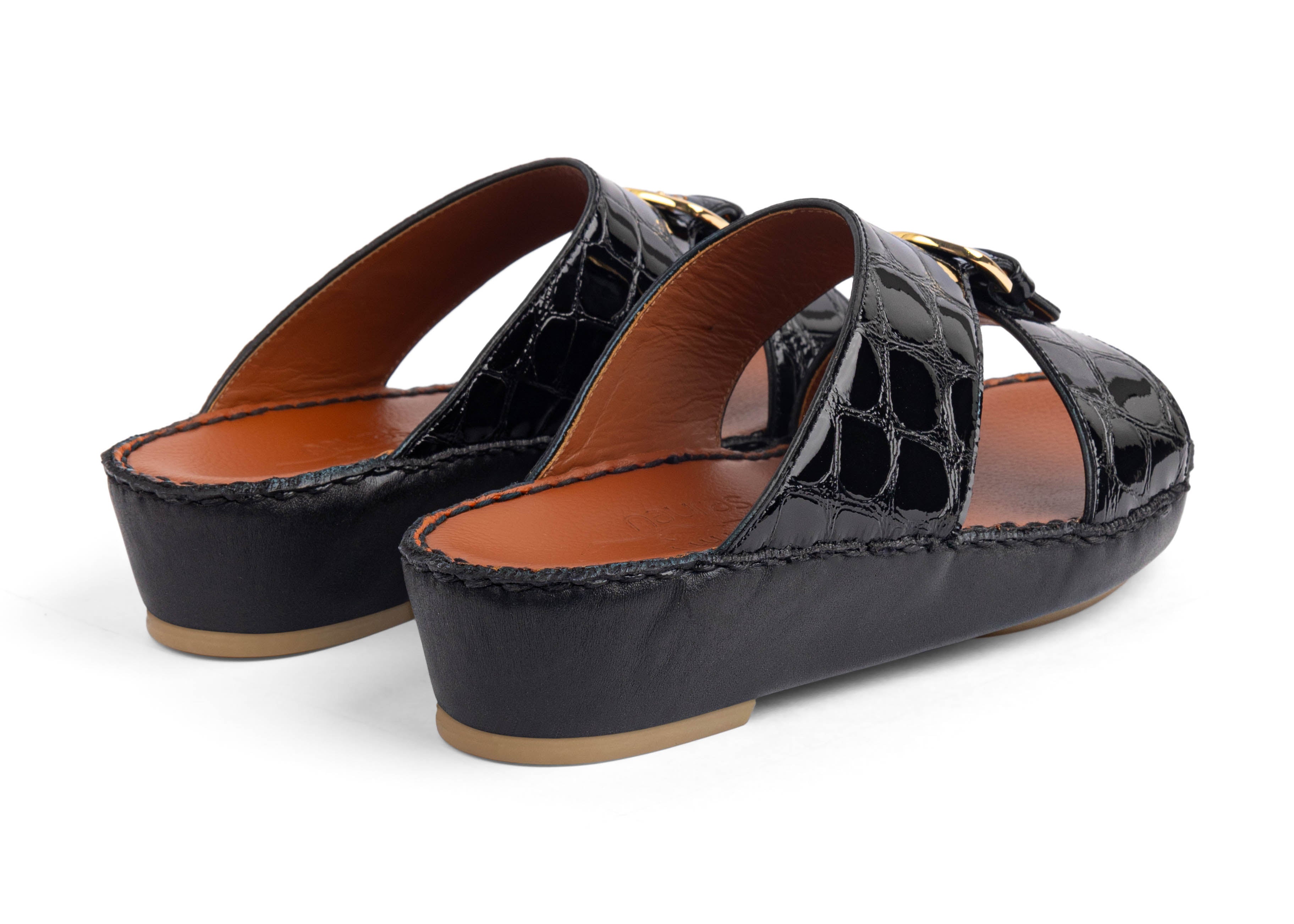 Kids Leather Sandal TS 1493 LAK