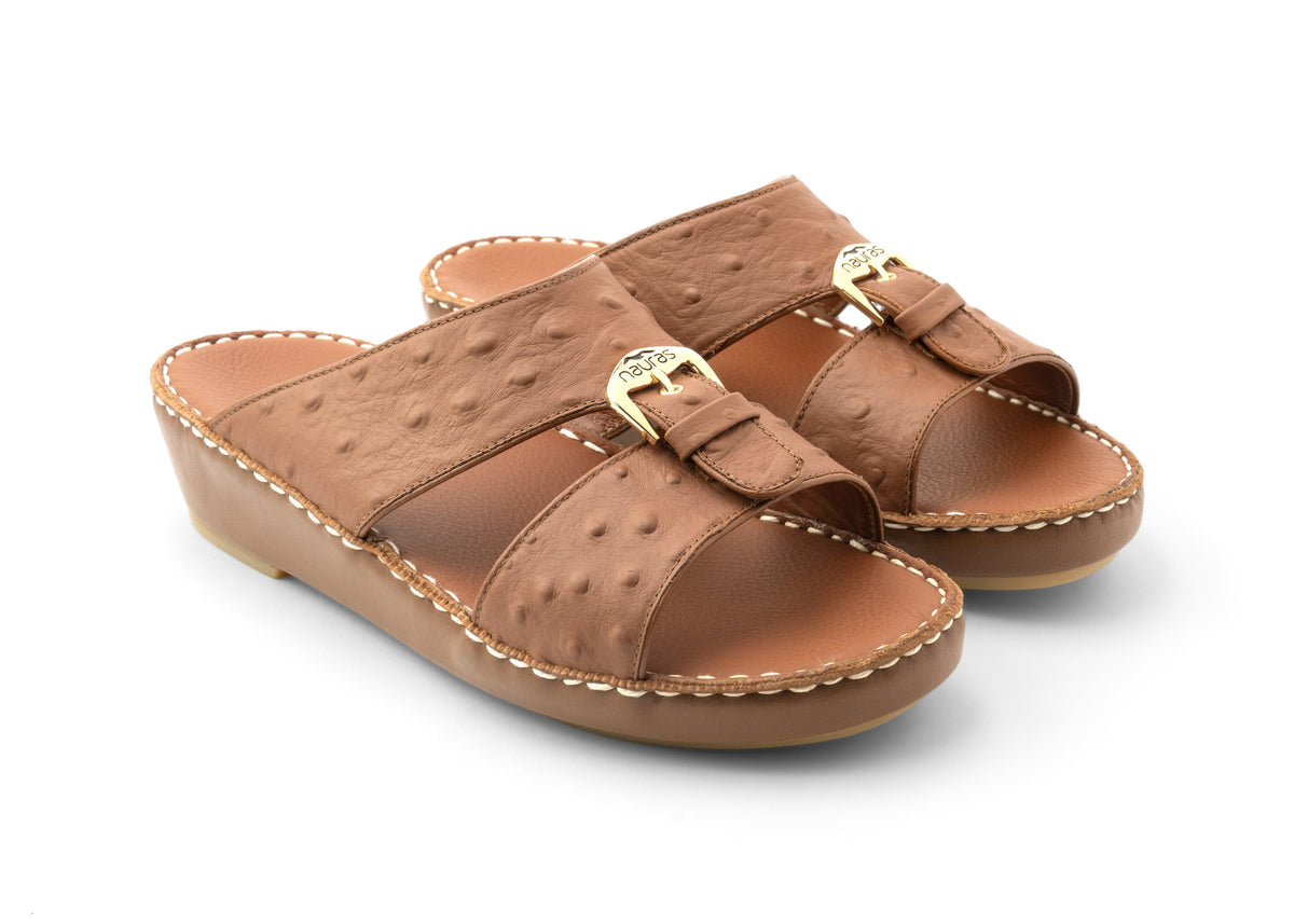 Kids Leather Sandals TL 1493 I.O - Brown