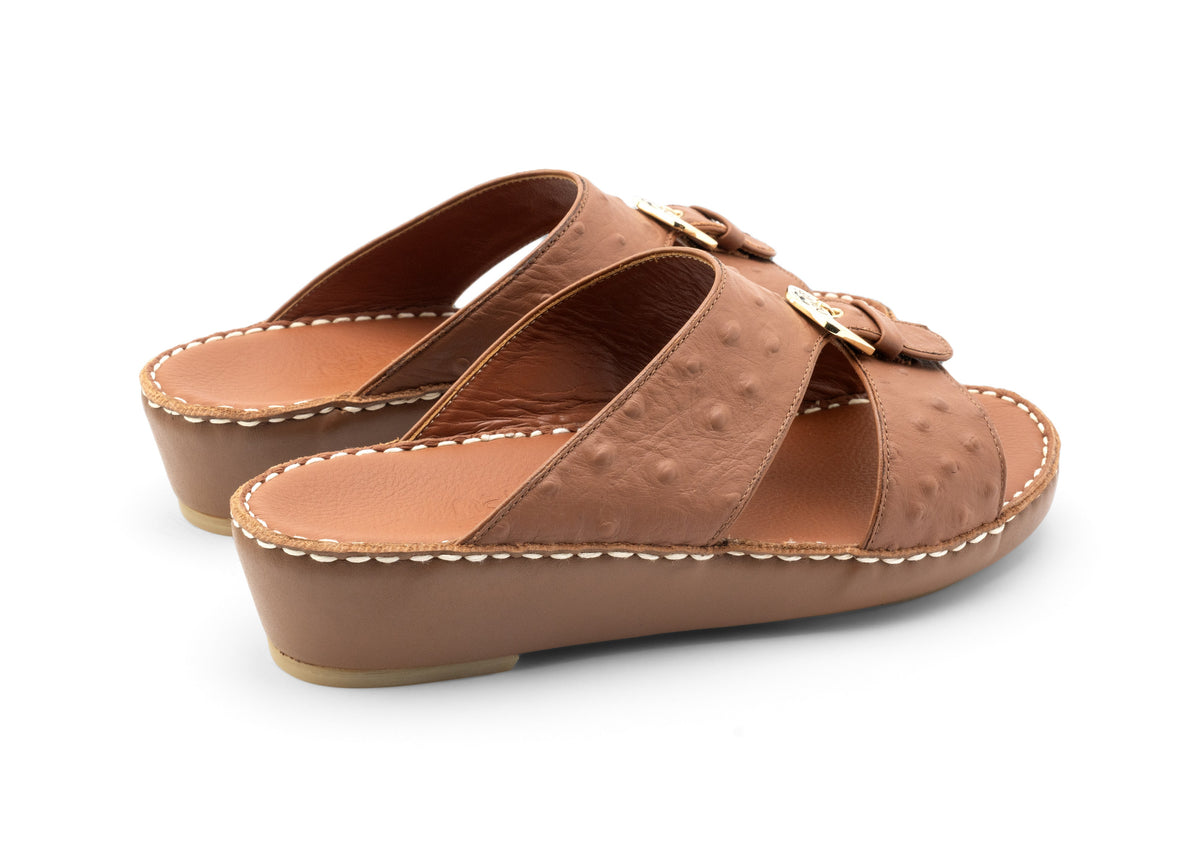 Kids Leather Sandals TL 1493 I.O - Brown