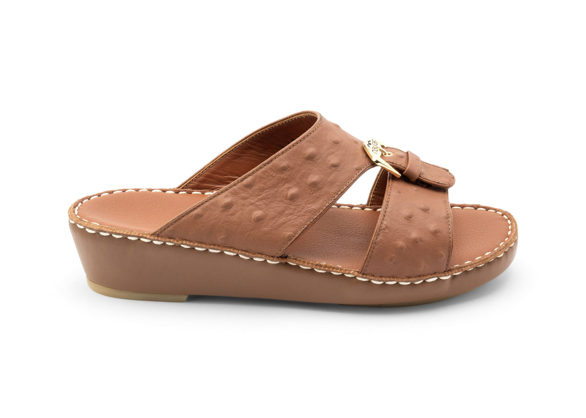 Kids Leather Sandals TL 1493 I.O - Brown