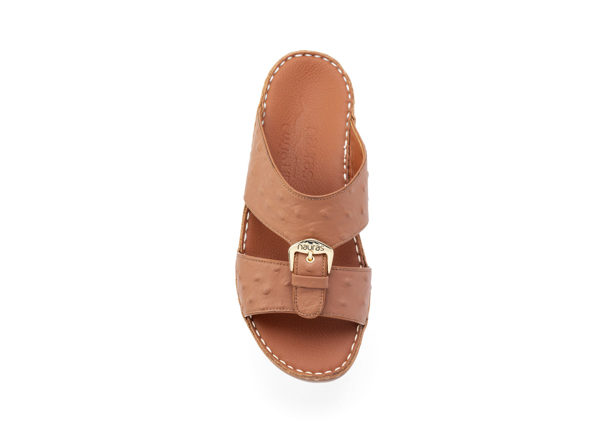 Kids Leather Sandals TL 1493 I.O - Brown