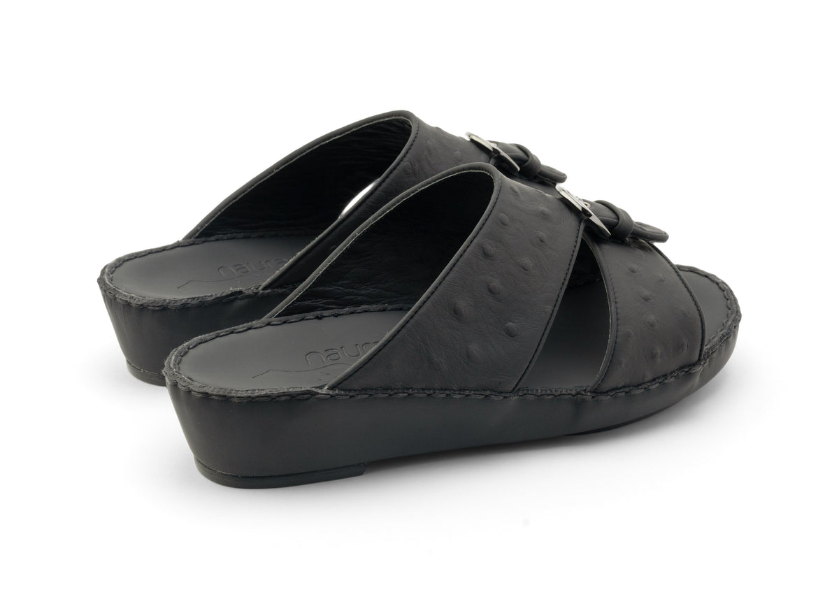 Kids Leather Sandals TL 1493 IOO - Black