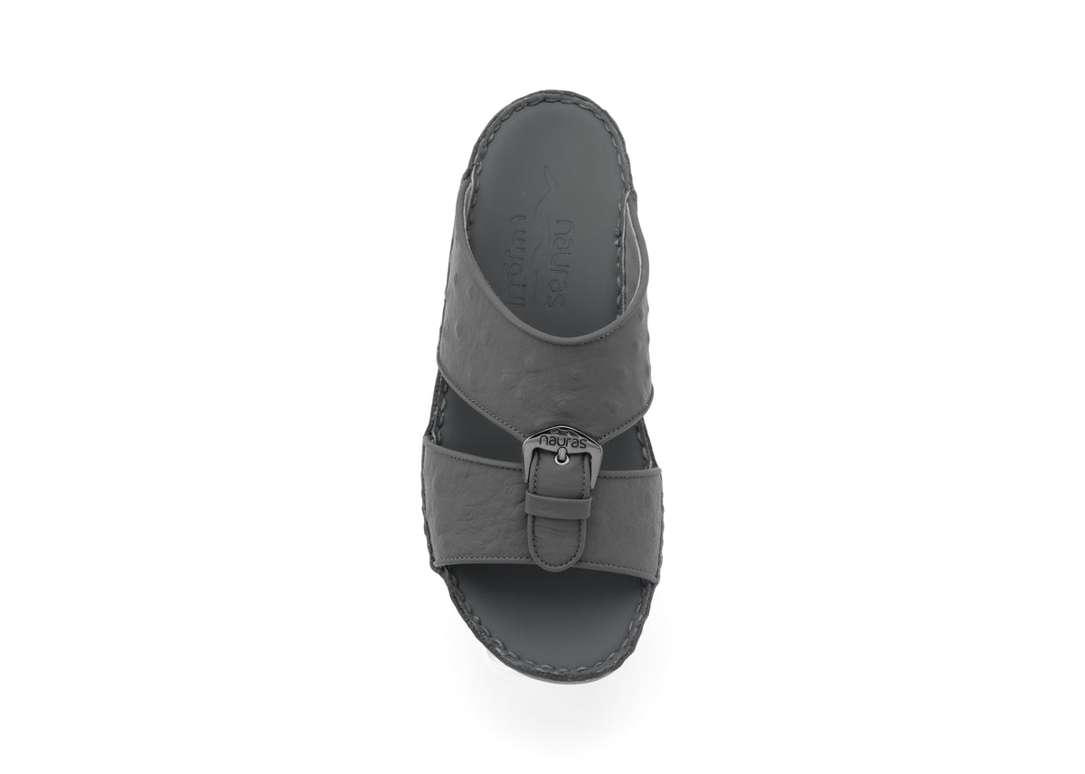 Kids Leather Sandals TL 1493 IOO - Dark Grey