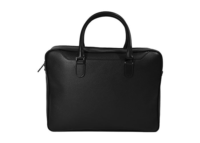 Man Business Leather Bag 1 Zip 1002