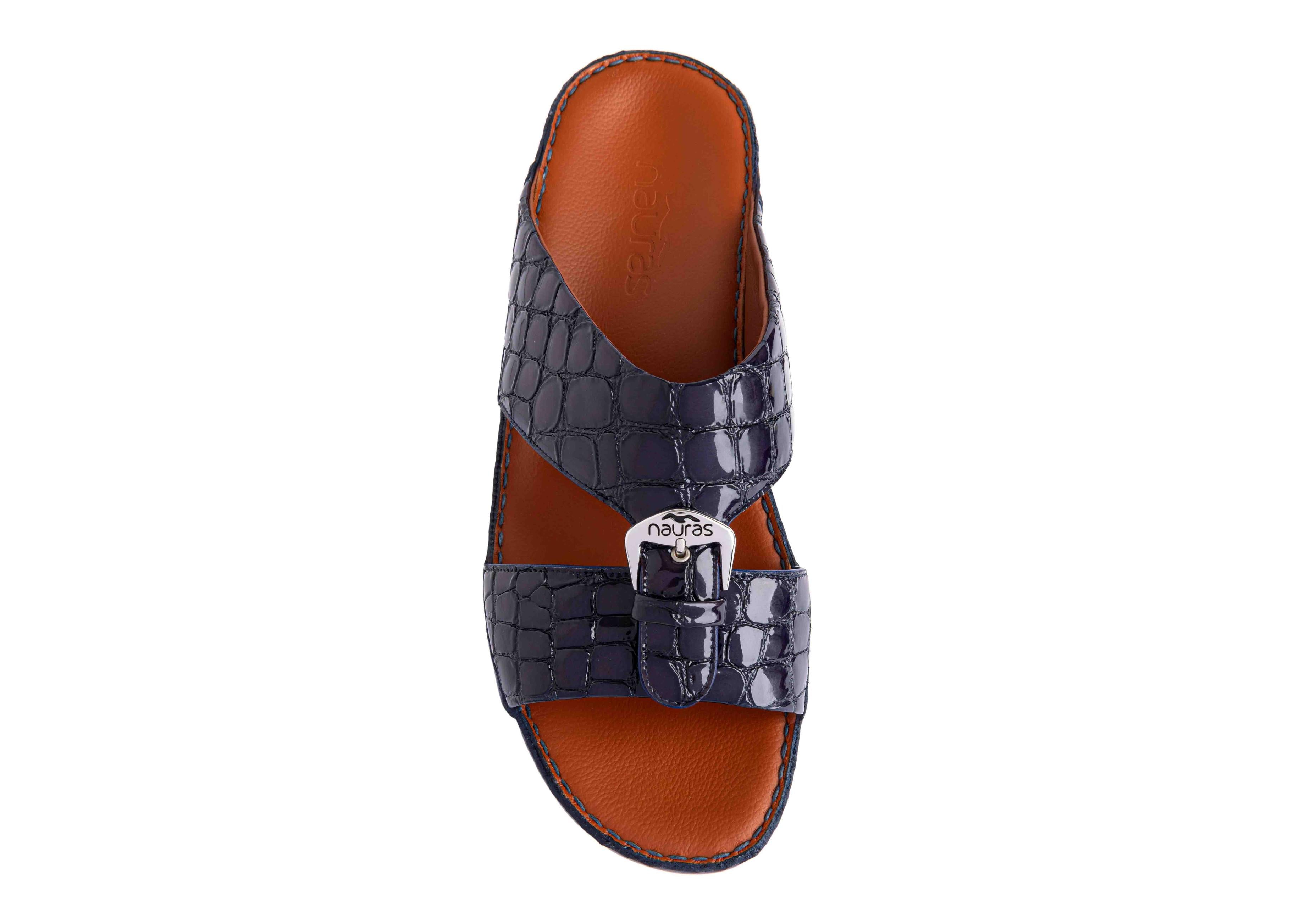 Men Leather Sandal M1493 LAK