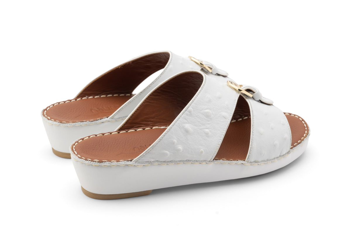 Kids Leather Sandals TL 1493 I.O - White
