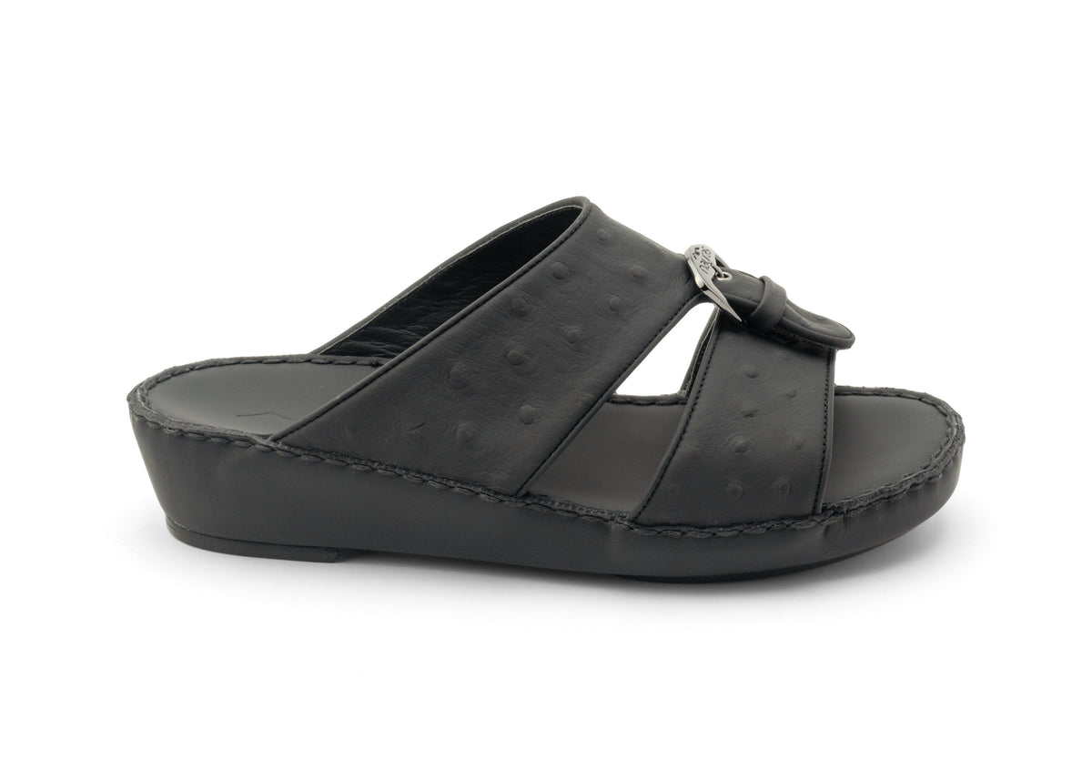 Kids Leather Sandals TL 1493 IOO - Black