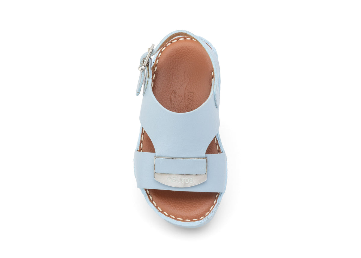 Kids Leather Sandals Strap TS 404 NC - Artic-Blue