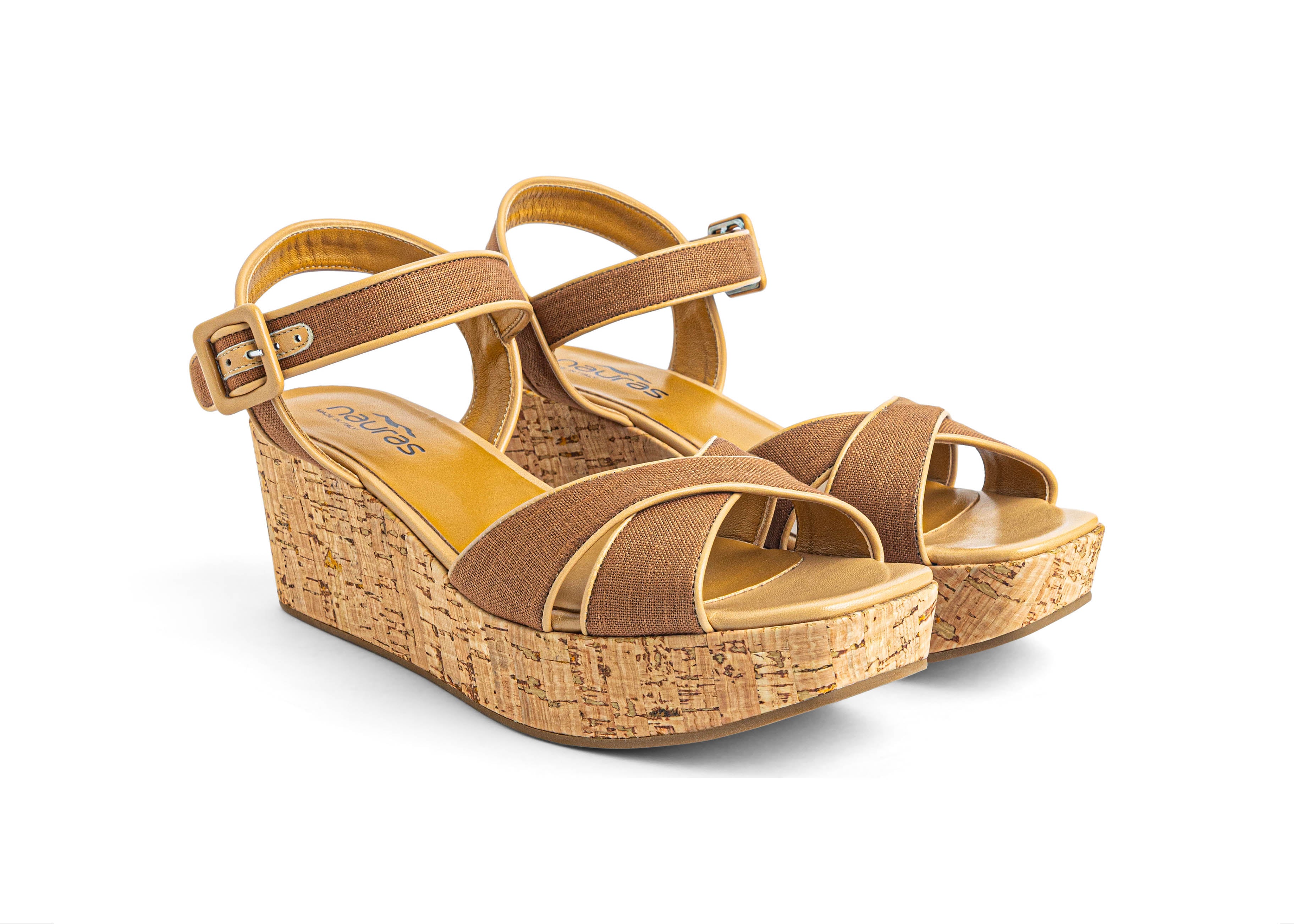 Woman Leather Sandal EFFE1161 Natur